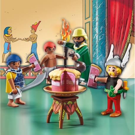 PLAYMOBIL - 71269 - Astérix : Amonbofis et le gâteau empoisonné BLEU 2 - vertbaudet enfant 