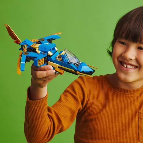 LEGO® NINJAGO 71784 Le Jet Supersonique de Jay – Évolution, Jouet Avion, Ninja Évolutif BLANC 6 - vertbaudet enfant 