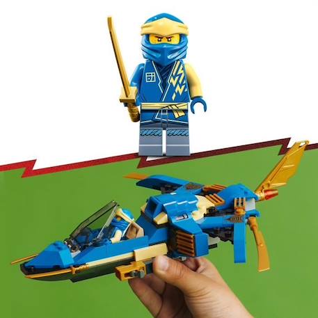 LEGO® NINJAGO 71784 Le Jet Supersonique de Jay – Évolution, Jouet Avion, Ninja Évolutif BLANC 5 - vertbaudet enfant 