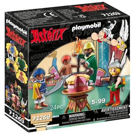 PLAYMOBIL - 71269 - Astérix : Amonbofis et le gâteau empoisonné BLEU 1 - vertbaudet enfant 