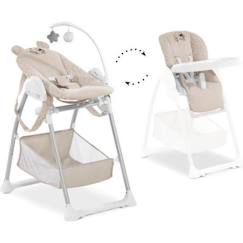 Chaise haute Sit N Relax Winnie l'Ourson Beige - Hauck - Réglable - Mixte  - vertbaudet enfant