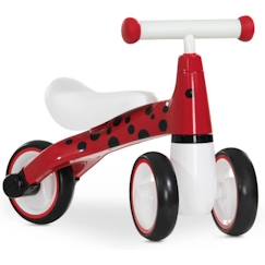 Jouet-Premier âge-Bascules, chariots de marche, trotteurs et porteurs-Porteur Ride-on 1st Ride Three Coccinelle Rouge - HAUCK - Tricycle pour enfant - 12 mois à 5 ans - Rouge