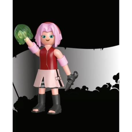 PLAYMOBIL - Sakura - Naruto Shippuden - Figurine avec kunai et gant de guérison VIOLET 2 - vertbaudet enfant 