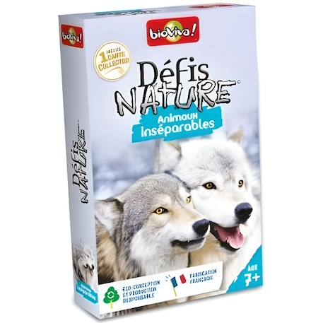 Bioviva - Défis Nature - Animaux Inséparables BLANC 1 - vertbaudet enfant 