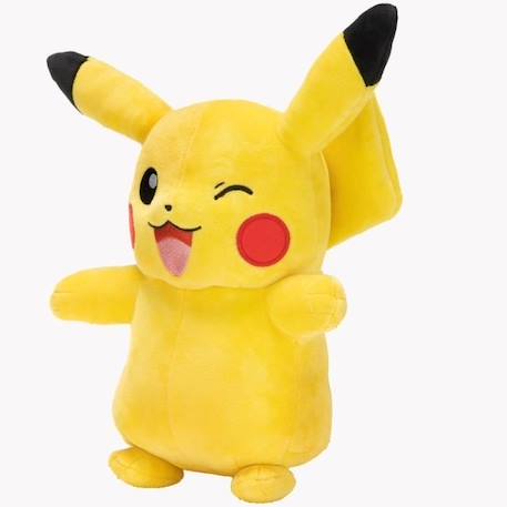 Bandai - Peluche Pikachu - Pokémon - 30 cm JAUNE 1 - vertbaudet enfant 