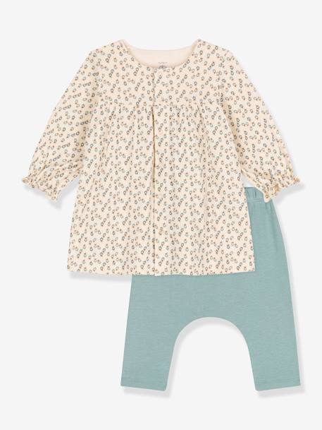 Bébé-Ensemble-Robe en tubique et legging bébé PETIT BATEAU