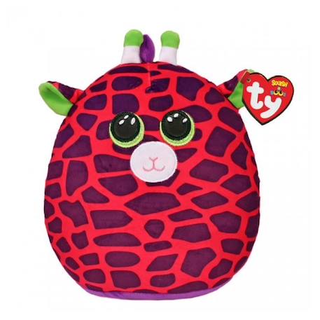 Coussin Squish A Boos Small - Gilbert la Girafe - Rouge - TY - Enfant - Intérieur ROUGE 1 - vertbaudet enfant 