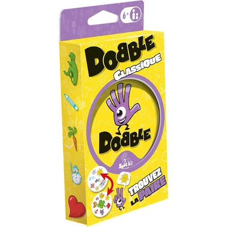 Zygomatic - Dobble : Classique - Édition 2021 - Jeu de société - À partir de 6 ans - 2 à 8 joueurs - 15 minutes JAUNE 1 - vertbaudet enfant 