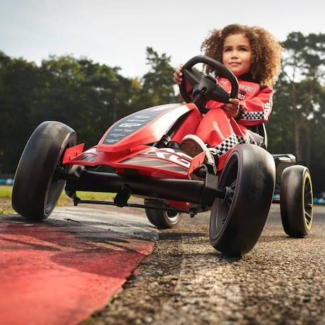 Kart à pédales Reppy GP - BERG - Rouge - Enfant - 4 roues - Transmission directe - Pneus EVA ROUGE 4 - vertbaudet enfant 