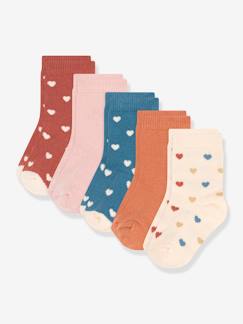 Bébé-Body-Lot de 5 paires de chaussettes coeurs bébé PETIT BATEAU