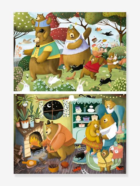 Puzzles Contes de la Forêt 2x20 - EDUCA BORRAS vert 2 - vertbaudet enfant 