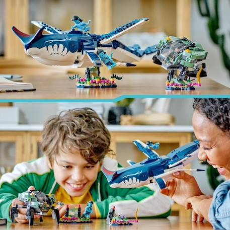 LEGO® Avatar 75579 Payakan le Tulkun et Crabsuit, Jouet avec Figurine Animal, La Voie de l'Eau BLANC 6 - vertbaudet enfant 