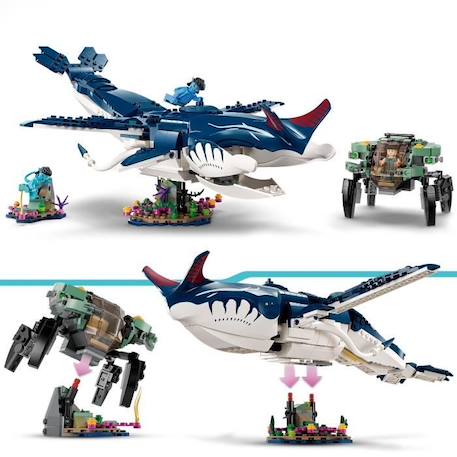 LEGO® Avatar 75579 Payakan le Tulkun et Crabsuit, Jouet avec Figurine Animal, La Voie de l'Eau BLANC 3 - vertbaudet enfant 