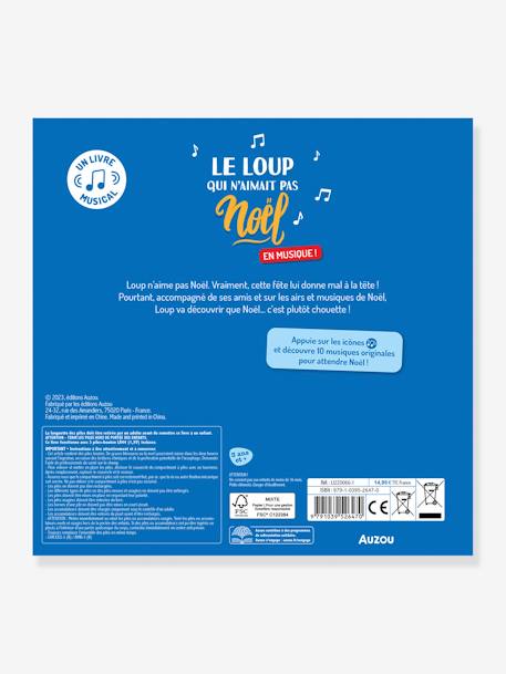 Le Loup qui n'aimait pas Noël en musique - AUZOU multicolore 4 - vertbaudet enfant 