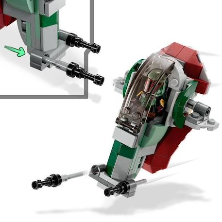 LEGO® Star Wars 75344 Le Vaisseau de Boba Fett Microfighter, Véhicule avec  Figurines, Le Mandalorien blanc - Lego