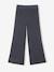 Pantalon large en tricot tout doux fille anthracite 1 - vertbaudet enfant 