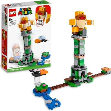 LEGO® 71388 Super Mario Ensemble d’Extension La Tour Infernale du Boss Frère Sumo, Jouet Enfant 6 ans, Jouet à Collectionner VERT 1 - vertbaudet enfant 