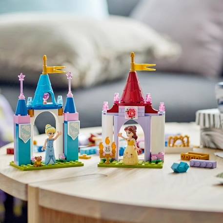 LEGO® Disney Princess 43219 Châteaux Créatifs, Jouet Château avec Mini-Poupées Belle et Cendrillon BLANC 5 - vertbaudet enfant 