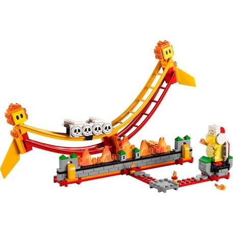 LEGO® Super Mario 71416 Ensemble d'Extension Le Manège de la Vague de Lave, avec Figurines ORANGE 2 - vertbaudet enfant 