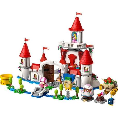 LEGO 71408 Super Mario Ensemble d’Extension Le Château de Peach, Jouet Château Fort, Figurine Bowser, Toadette, Enfant 8 Ans BLANC 2 - vertbaudet enfant 