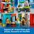 LEGO® City 60380 Le Centre-Ville, Jouet de Maquettes avec Salon de Coiffure, Vétérinaire, et Hôtel BLEU 5 - vertbaudet enfant 