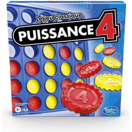 Hasbro Gaming - Puissance 4 - Le jeu classique - Jeu de stratégie pour 2 joueurs - dès 6 ans BLEU 1 - vertbaudet enfant 