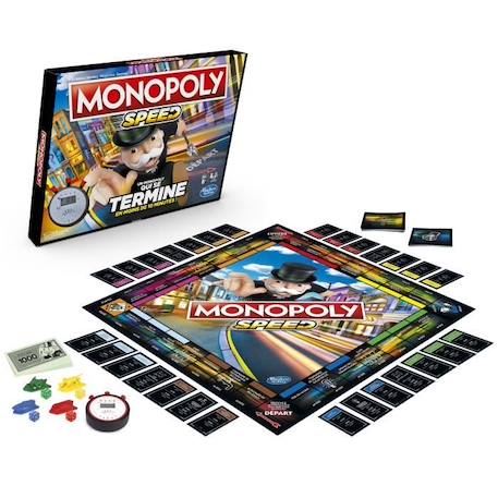 MONOPOLY - Jeu de plateau - Speed - pour enfants - à partir de 8 ans BLEU 6 - vertbaudet enfant 