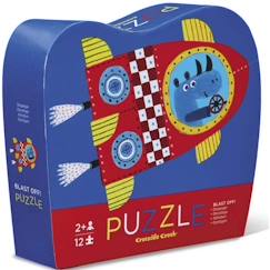 Jouet-Puzzle Mini 12 pièces Navette Spatiale - Crocodile Creek - Science et espace - Enfant - Garantie 2 ans