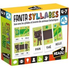 Jouet-Jeu de lecture ABC - Fanta Syllables - Enfant 6 ans - Vert Jaune - Intérieur