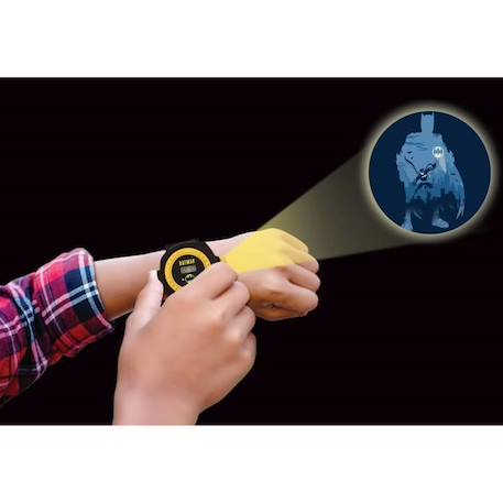 Montre digitale - LEXIBOOK - Batman - Projection 20 images - Bracelet ajustable - Enfant BLEU 3 - vertbaudet enfant 