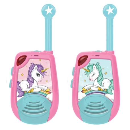 Talkie-Walkies Licorne - LEXIBOOK - Portée 4km - Fonction lumière morse - Design Licorne ROSE 1 - vertbaudet enfant 