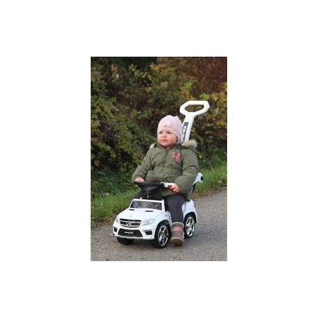 Voiture à pousser Mercedes-AMG GL 63 - Blanc - JAMARA - Coffre, Klaxon, Siège en cuir synthétique BLANC 3 - vertbaudet enfant 