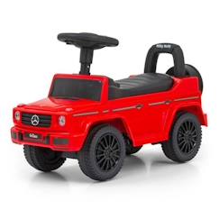 Jouet-Jeux de plein air-Tricycles, draisiennes et trottinettes-Porteur enfant Milly Mally Mercedes G350d S Rouge - 4 roues - Licence Mercedes