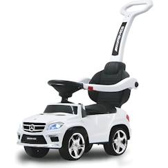 Jouet-Premier âge-Bascules, chariots de marche, trotteurs et porteurs-Voiture à pousser Mercedes-AMG GL 63 - Blanc - JAMARA - Coffre, Klaxon, Siège en cuir synthétique