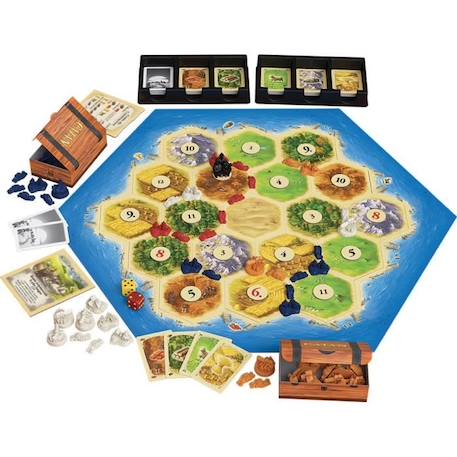 Catan Jeu de base - Asmodee - Jeu de société ROUGE 2 - vertbaudet enfant 