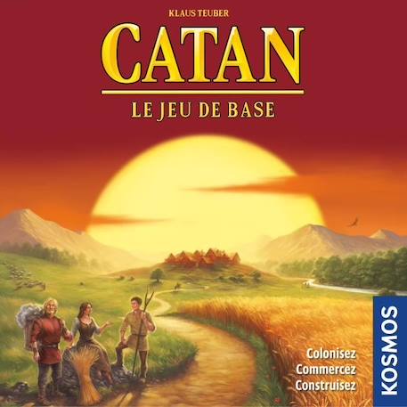 Catan Jeu de base - Asmodee - Jeu de société ROUGE 4 - vertbaudet enfant 