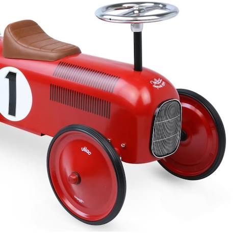 Porteur voiture vintage rouge - Vilac - A partir de 18 mois - Mixte - Jusqu'à 20 kg ROUGE 3 - vertbaudet enfant 