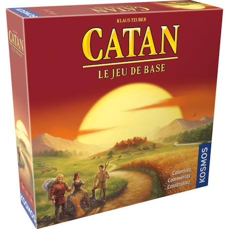 Catan Jeu de base - Asmodee - Jeu de société ROUGE 1 - vertbaudet enfant 