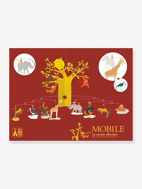 Mobile XL Animaux de la Savane - DJECO multicolore 2 - vertbaudet enfant 