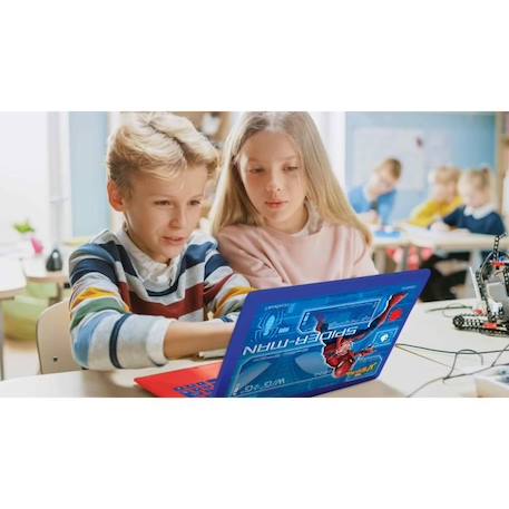 Ordinateur éducatif bilingue Spider-Man – 130 activités (Français-Anglais) avec écran couleurs BLEU 2 - vertbaudet enfant 