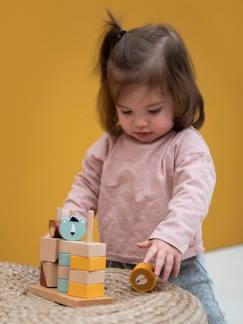 Jouet-Premier âge-Premières manipulations-Blocs animaux à empiler en bois - TRIXIE