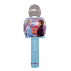 Jouet-Multimédia-micro-karaoké-Micro Karaoké sans fil Reine des Neiges - LEXIBOOK - Enceinte Bluetooth® intégrée - 3 tonalités de voix
