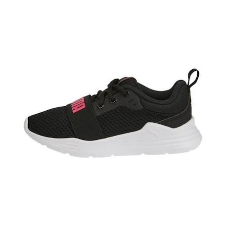 Chaussures PUMA Wired Run PS Noir - Mixte/Enfant NOIR 3 - vertbaudet enfant 