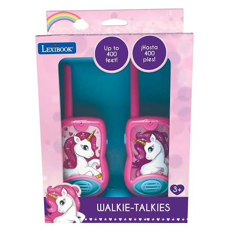 Talkies-Walkies Licorne portée 200m ROSE 4 - vertbaudet enfant 