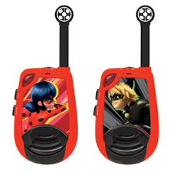 Jouet-Talkies-Walkies Miraculous Ladybug - Portée 4 KM - Rouge