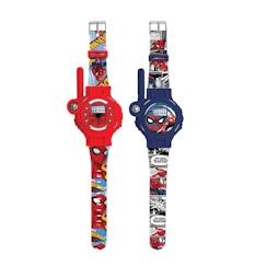 Jouet-Multimédia-Montre 2 en 1 Walkie-Talkie SpiderMan 200m - LEXIBOOK - Rouge - Pour Enfant dès 3 ans - Licence Spiderman