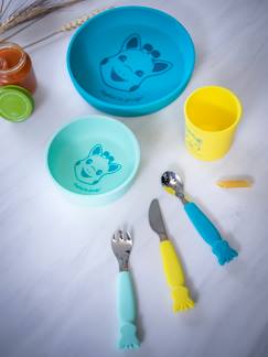 Puériculture-Set repas silicone Azur Sophie la girafe - VULLI