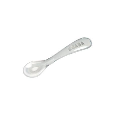 CUILLERE SILICONE 1ER AGE GRIS