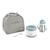 BEABA, Set repas bébé on-the-go, windy blue BLEU 1 - vertbaudet enfant 