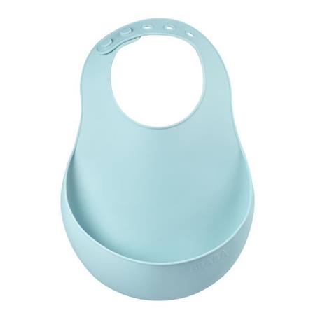 Béaba Repas Bavoir Silicone Vert Clair VERT 2 - vertbaudet enfant 